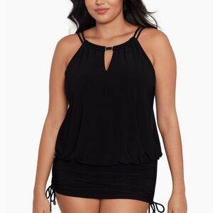 Miraclesuit Susan Magicsuit in Elegant Black with adjustable sides & straps 20W